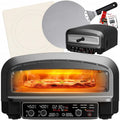 TurboTronic TT-PO14 Electric Pizza Oven, 2200 W, 450°C