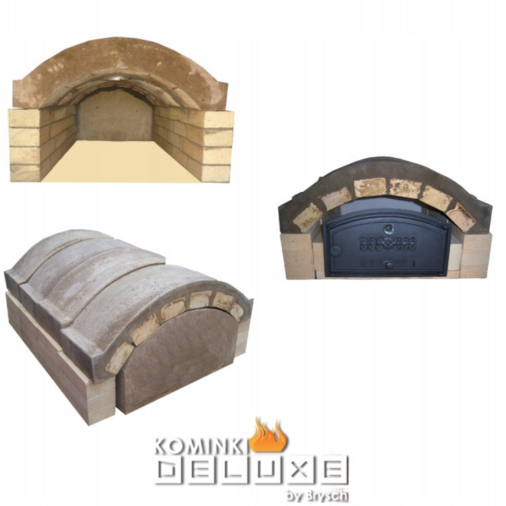 Wood-Fired Bread and Pizza Oven 60 x 90 cm
