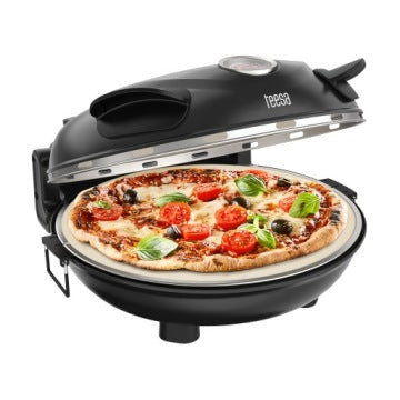 Teesa Supreme Pizza Oven, 400°C, 1200 W, Stone and 2 Peels