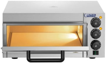 Royal Catering RCPO-2000-1PE Single-Chamber Pizza Oven, 2000 W