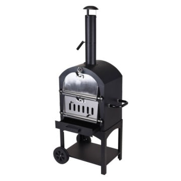 Outdoor Charcoal and Wood Pizza Oven, 67 x 47.5 x 156 cm