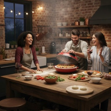 Coil Portable Pizza Oven, 420°C, 1200 W, Stone and Viewing Glass