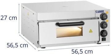 Royal Catering RCPO-2000-1PE Single-Chamber Pizza Oven, 2000 W