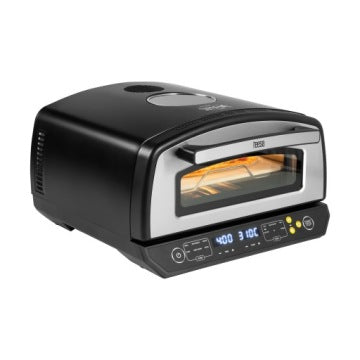Teesa Supreme Elite Pizza Oven, 2200 W, 450°C, LED Window and 33 cm Stone
