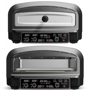 TurboTronic TT-PO14 Electric Pizza Oven, 2200 W, 450°C